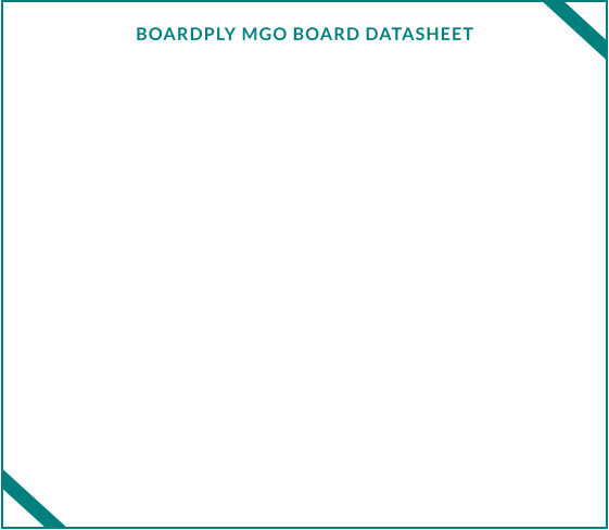 BOARDPLY MGO BOARD DATASHEET